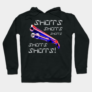 Shots with the Shotgun, v. Blk Bullet Text Hoodie